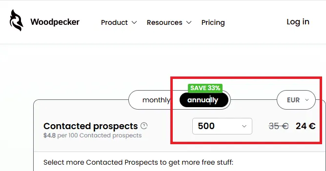 Woodpecker 35% off Offer